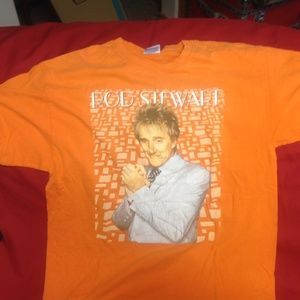 Vintage Rod Stewart concert tshirt